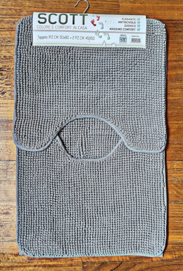 Set 3 pezzi tappeto antiscivolo Scott - immagine 4